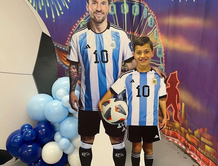 Messi & The Birthday Boy 🤣🥳 think we made this look pretty real 🤗